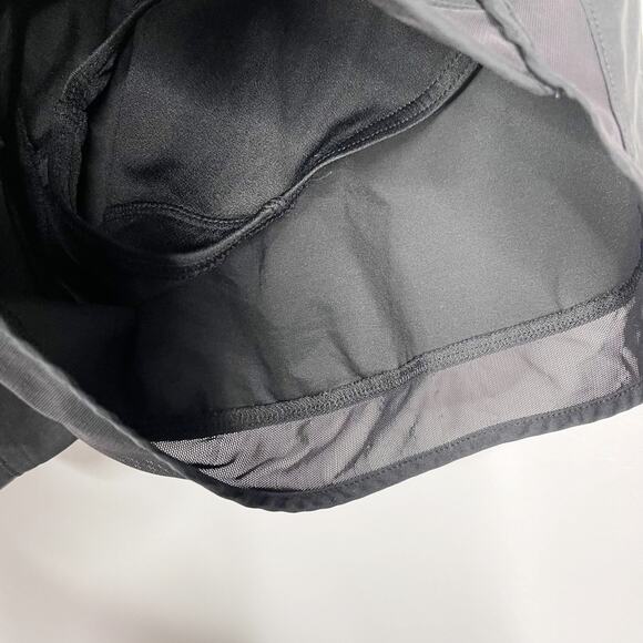 Athleta Small S Black Mesh Racer Run Shorts 4" Inseam Running Workout Liner - Picture 6 of 13